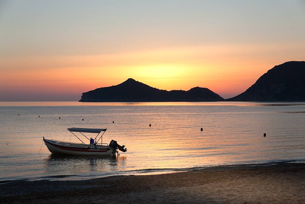 Agios Georgios Pagon Sunset